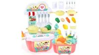 Bộ đồ chơi nhà bếp nấu ăn mini 22 món bằng nhựa an toàn dành cho bé