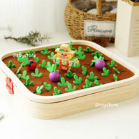 Bộ đồ chơi nhổ củ cải, cà rốt rèn luyện trí nhớ toystore FUDAER đồ chơi giáo dục cho bé