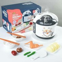 Bộ Đồ Chơi Nồi Cơm Điện Thông Minh Phun Hơi Nước- Mô Phỏng Nấu Ăn Nhà Bếp