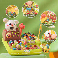 Bộ đồ chơi Nông Trại vui vẻ 4 IN 1 cho bé và Đồ chơi máy bán nước tự động cho bé