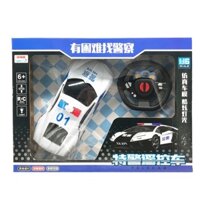 Bộ đồ chơi ô tô cảnh sát điều khiển từ xe bằng vô lăng cao cấp