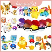 Bộ đồ chơi Pikachu Pokmon Charizard Psyduck Eevee tương tác Hình