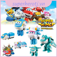 Bộ đồ chơi Robot siêu biến hình Wings Mini với ba nhân vật đầy màu sắc