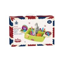 Bộ đồ chơi rửa chén dùng pin có nước chảy ra ở vòi (Có ảnh thật)