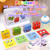 Bộ đồ chơi rubik thay đổi khuôn mặt rubik thay đổi cảm xúc khuôn mặt rubic cảm xúc trò chơi ghép hình biểu cảm khuôn mặt
