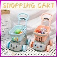 BỘ ĐỒ CHƠI SHOPPING CART KÈM 23 LOẠI THỨC ĂN PHỤ KIỆN CHO BÉ_ntt