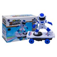 Bộ đồ chơi siêu nhân lướt ván trượt có đèn phát sáng, nhạc (vỏ xấu)