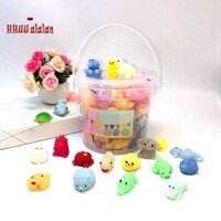 🔥Bộ đồ chơi Squishy 24 món Ủng hộ cho trẻ em, Đồ chơi Mochi Giảm căng thẳng Bộ đồ chơi lo âu Bộ đồ chơi Giỏ lễ Phục sinh Đồ nhồi bông có hộp lưu trữ
