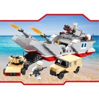 Bộ đồ chơi tàu chiến hạm đổ bộ 6448