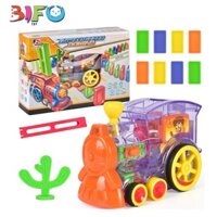 bộ đồ chơi tầu hỏa xếp hình Domino sáng tạo