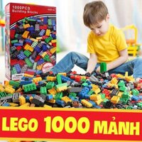 BỘ ĐỒ CHƠI THÔNG MINH LẮP GHEP LEGO 1000 CHI TIẾT-Bộ Xếp Hình  Bộ Đồ Chơi Lego  Bộ Lego Lắp Ráp 1000 Chi Tiết  Chất Liệu Nhựa Nguyên Sinh ABS Cao Cấp Độ Bền Và Chống Biến Dạng Khi Va Đập Tốt