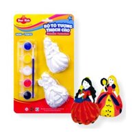 Bộ đồ chơi tô tượng thạch cao công chúa Star Kids K-122