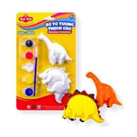 Bộ đồ chơi tô tượng thạch cao khủng long Star Kids K-121
