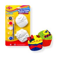Bộ đồ chơi tô tượng thạch cao bánh ngọt Star Kids K-123