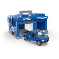 Bộ đồ chơi trạm cảnh sát có bộ đàm, đèn và âm thanh