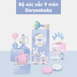 Bộ đồ chơi trẻ sơ sinh goryeo baby 9 món cho bé 0-18 tháng