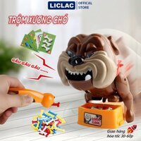 Bộ đồ chơi Trộm Xương Chó Bull SIZE LỚN chất liệu Nhựa Dày chắc chắn,Trò chơi giải trí Gắp Xương Chó