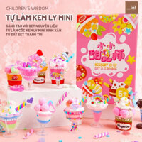 Bộ Đồ Chơi Tự Làm Kem Ly Mini, Decor Siêu Xinh - MILK TEA CUP DIY
