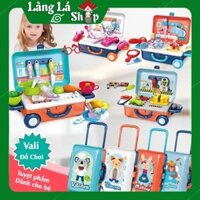Bộ Đồ Chơi Vali Cho Bé (Bác Sỹ, Đầu Bếp, Thợ Trang Điểm, Kỹ Sư)  Đồ chơi Giáo Dục - An toàn - Thông minh - nhỏ gọn