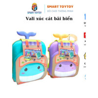 Bộ đồ chơi vali xúc cát bãi biển cho bé - thanh lý