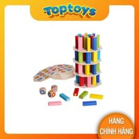 Bộ đồ chơi xây hình, lắp ghép Montessori bằng gỗ 54 thanh gỗ cho bé 3 - 7 tuổi , kích thích trí trí thông minh logic