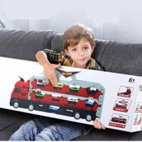 Bộ Đồ chơi xe dài 2 mét vận tải siêu xe, Xe bigsize, Đồ chơi xe đua, Xe đầu kéo container. hàng sẵn.
