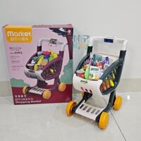 Bộ đồ chơi xe đẩy siêu thị cỡ lớn 41 chi tiết , nhiều phụ kiện cho bé