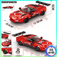 Bộ đồ chơi xe đua dạng cót tặng kèm nhân vật, Mô hình lắp ráp xe đua siêu ngầu, độc lạ cho bé trai 6 tuổi- Demokids