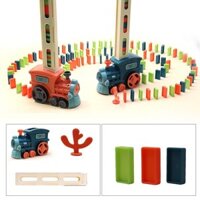 Bộ đồ chơi xe lửa xếp domino rèn luyện tư duy