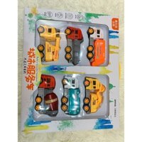 Bộ đồ chơi xe ô tô mô hình 6 xe bằng nhựa cho bé