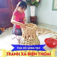 Bộ đồ chơi xếp gỗ đồ chơi xếp hình bằng gỗ cao cấp phù hợp cho mọi lứa tuổi vui chơi giải trí