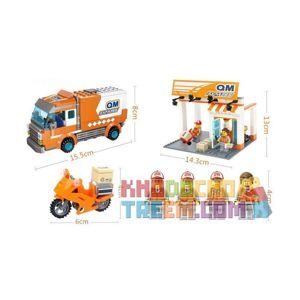 Bộ đồ chơi xếp hình Enlighten 1119 - Trạm vận chuyển hàng hóa 337 chi tiết