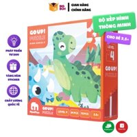 Bộ đồ chơi xếp hình Go up Puzzle cho bé 2+ MyndToys tranh lắp ghép động vật dễ thương phát triển trí tuệ
