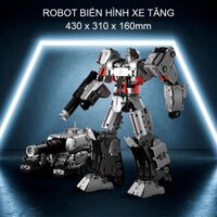 Bộ đồ chơi xếp hình lắp ráp robot biến hình xe tăng Tranformers OneBot