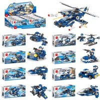 BỘ ĐỒ CHƠI XẾP HÌNH LEGO CẢNH SÁT THÀNH PHỐ POLICE 8IN1