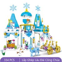 BỘ ĐỒ CHƠI XẾP HÌNH LEGO Lâu Đài Công Chúa, Lego Búp Bê - Đồ Chơi Cho Bé Gái