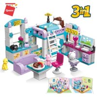 Bộ đồ chơi xếp hình LEGO Qman 4801 - Căn phòng của bé