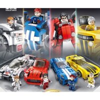 BỘ ĐỒ CHƠI XẾP HÌNH LEGO ROBOT BIẾN HÌNH 235 CHI TIẾT XANH DƯƠNG