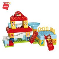Bộ Đồ chơi xếp hình lego thông minh cho bé QMAN 5104: Nhà trẻ vui vẻ