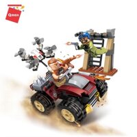 Bộ Đồ chơi xếp hình lego thông minh cho bé QMAN 3202: Mai phục trên núi