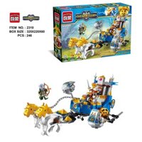 Bộ Đồ chơi xếp hình lego thông minh cho bé QMAN 2310: Xe ngựa nhà vua
