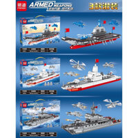 BỘ ĐỒ CHƠI XẾP HÌNH Mô Hình TÀU CHIẾN HẠM, CHIẾN THUYỀN PHÁT TRIỂN TƯ DUY CHO TRẺ