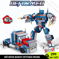 Bộ đồ chơi xếp hình Robot Chiến Binh Tự Do OPTIMUS PRIME 299 Chi Tiết, mô hình Người Máy Biến Hình Transformer