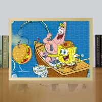 Bộ Đồ Chơi Xếp Hình Spongebob 20th Anniversary 300 / 500 / 1000 Mảnh Kỉ Niệm 20 Năm LF7.16