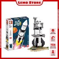 Bộ Đồ Chơi Xếp Hình Tàu Không Gian Vũ Trụ Long March 7 (CZ-7) 382pcs - Đồ Chơi Lắp Ráp Cho Bé 203013 - 203015