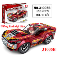 Bộ đô chơi xếp hình xe đua ô tô KAVY model 31003 và 31005C hơn 160 chi tiết sáng tạo độc đáo - 31005B