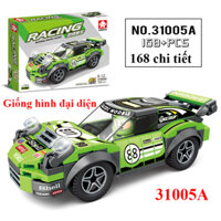 Bộ đô chơi xếp hình xe đua ô tô KAVY model 31003 và 31005C hơn 160 chi tiết sáng tạo độc đáo - 31005A