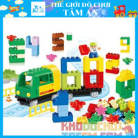 Bộ Đồ Chơi Xếp Hình/Lego Tàu Hỏa Cho Bé Siêu Hấp Dẫn - Kích Thích Tư Duy, Sự Sáng Tạo Của Con