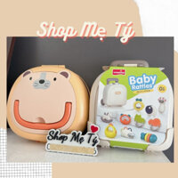 Bộ đồ chơi xúc xắc lục lạc Duhoon / Vali Lục lạc Gbaby 10 chi tiết gặm nướu cho bé vừa chơi vừa gặm nướu