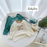 Bộ đồ dài tay quần dài  cho bé trai chất liệu 100% cotton, quần áo trẻ em chất lượng